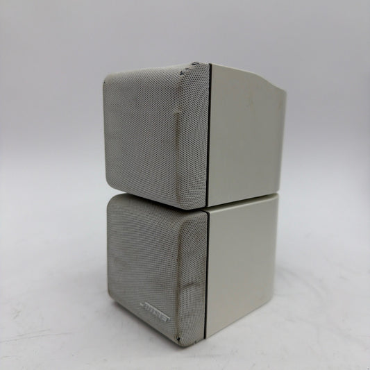 Bose Double Cube Satellite Speaker Single White Tested Working