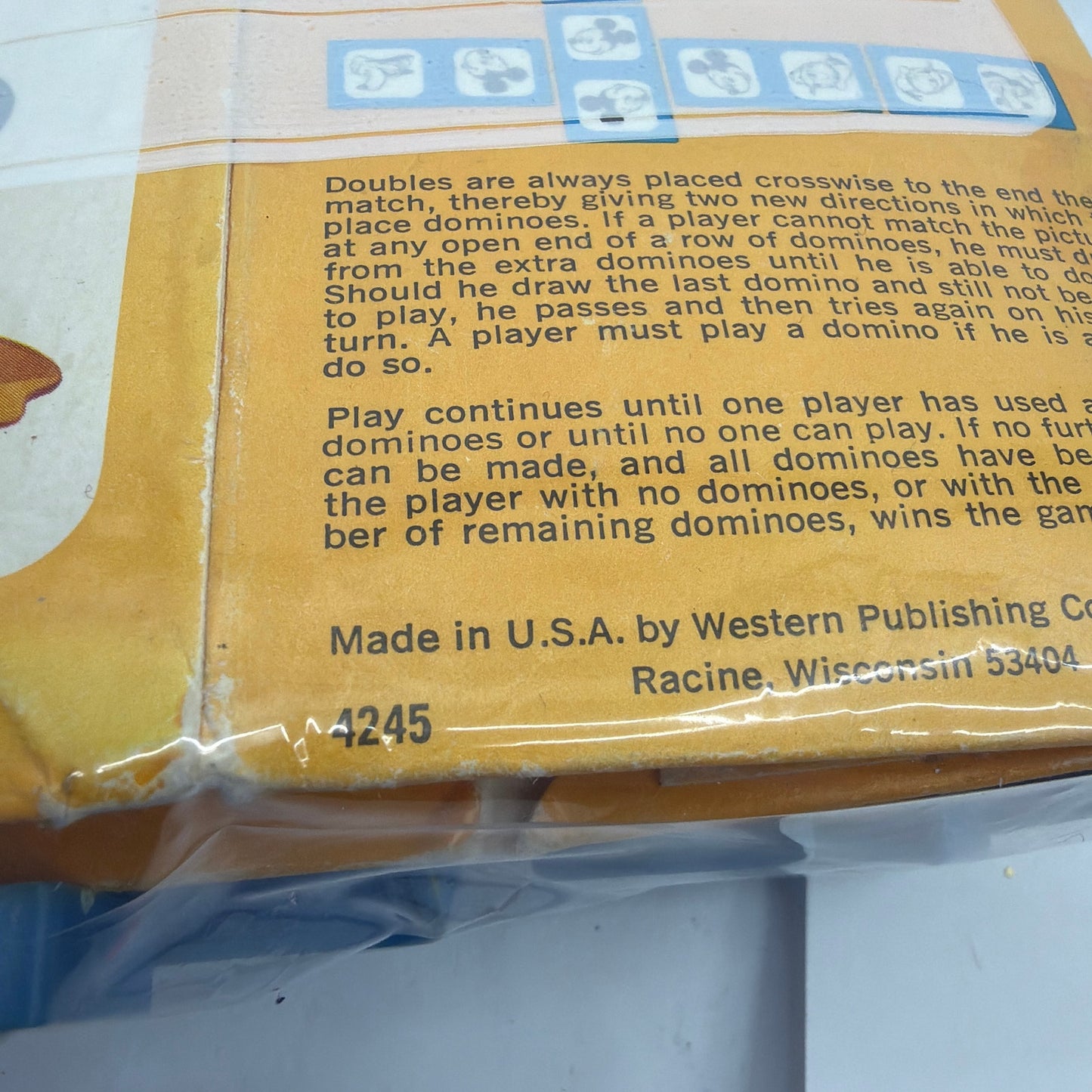 Vintage 1976 Disney Dominoes 56 Piece Set Western Publishing 4245
