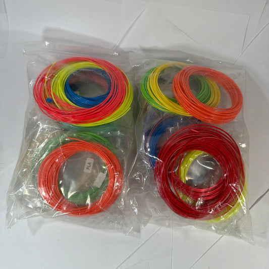 PLA 3D Pen Filament Refill Lot 10m x 12pcs 2 Bags Assorted Colors