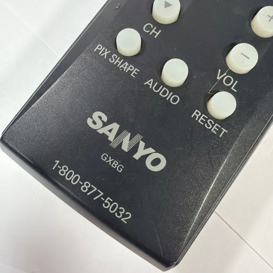 Sanyo GXBG Remote Control 1-800-877-5032 Tested Working