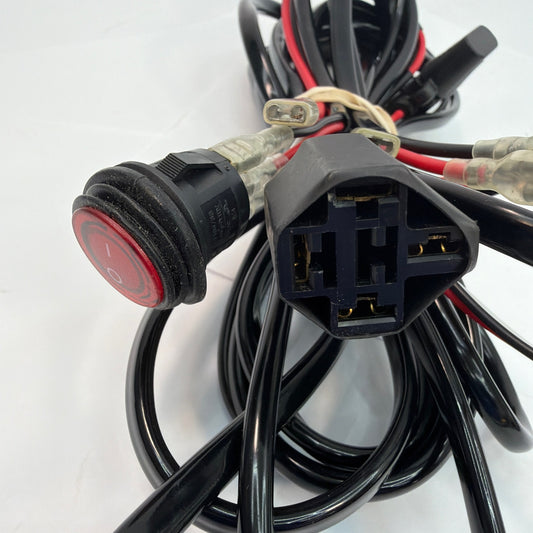 12V Auxiliary Light Wiring Harness with Rocker Switch