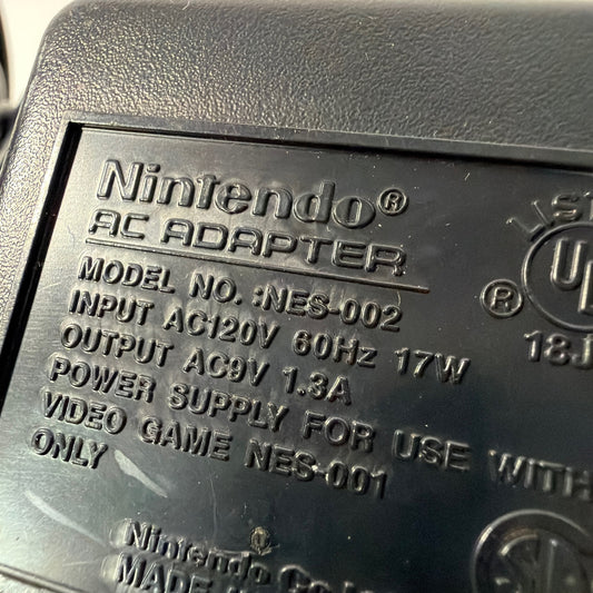 Nintendo NES-002 AC Adapter Power Supply for NES-001 Console
