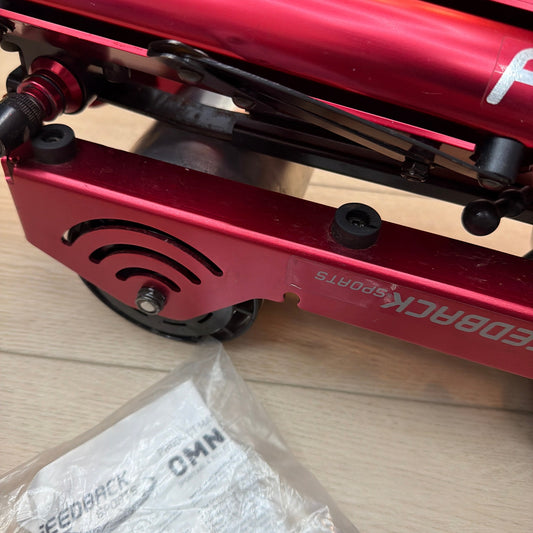 Feedback Sports Omnium Over-Drive Portable Bike Trainer 17084 Red As-Is