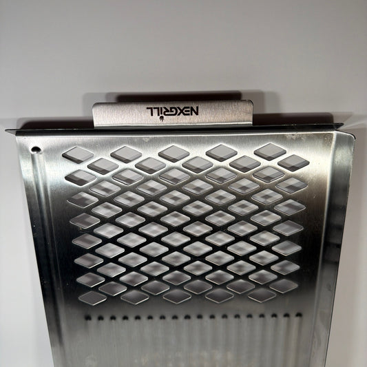 Nexgrill 650-0002 Stainless Steel Grill Topper With Raised Sides