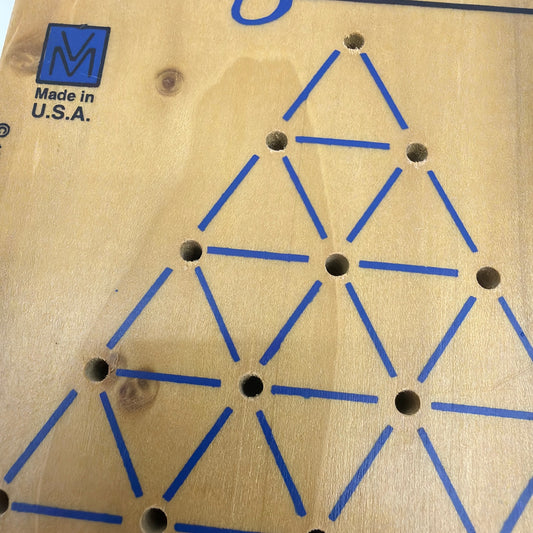 Vintage The Original I.Q. Tester Deluxe Edition Peg Game 1976 Venture Mfg