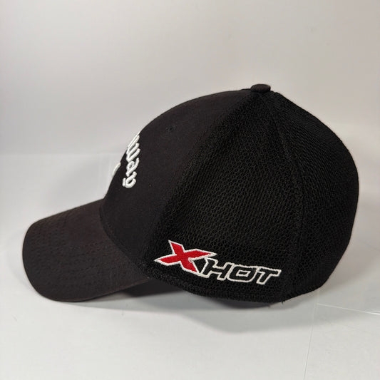 Callaway X Hot Odyssey Mesh Fitted Golf Cap Hat Black M/L