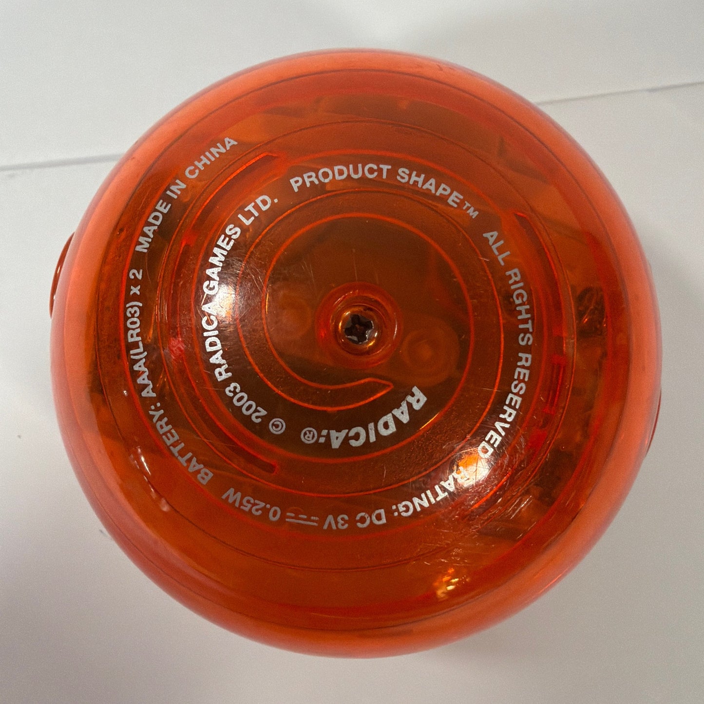 Radica 20Q 20 Questions Handheld Electronic Game Thomson Tradeweb Orange Tested