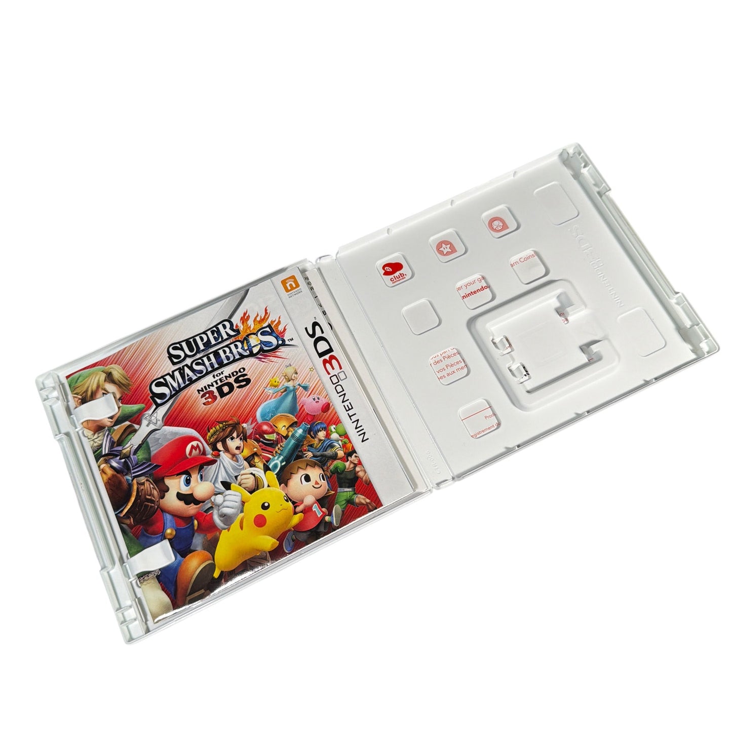 Super Smash Bros for Nintendo 3DS Empty Case and Manual No Game