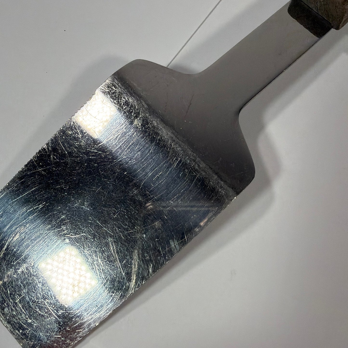 Vintage Vernco Stainless Steel Serrated Grill Spatula Turner 13.5 in Japan