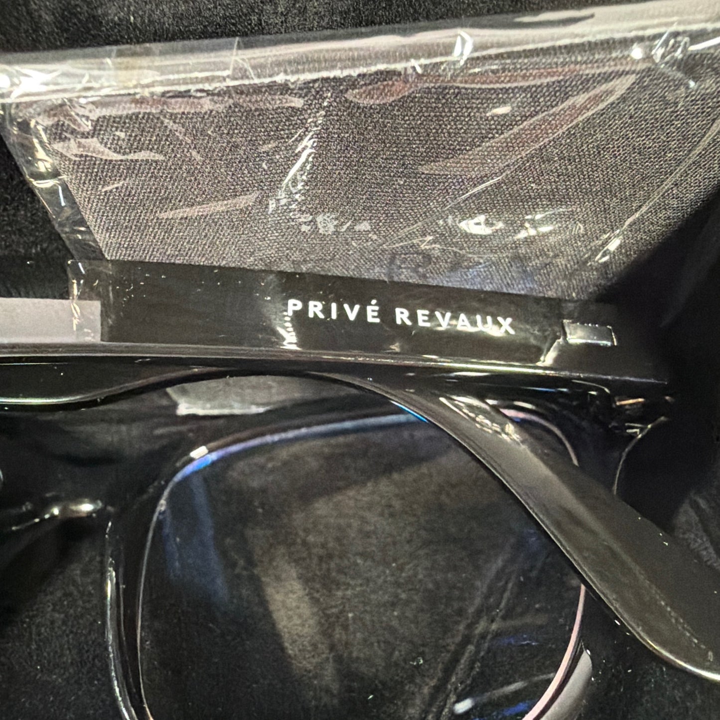 Privé Revaux The Prodigy Black Blue Light Glasses 52-18-148 with Case