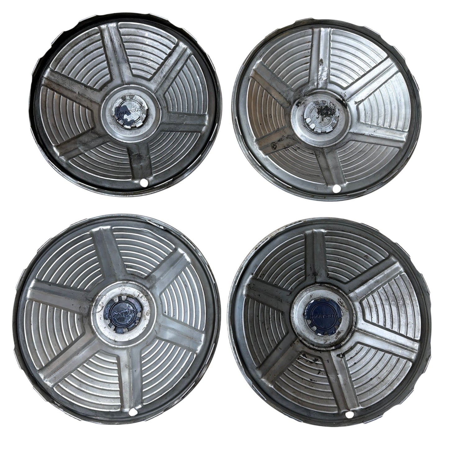 Set of 4 Ford Mustang 14 Inch Wheel Covers Hubcaps