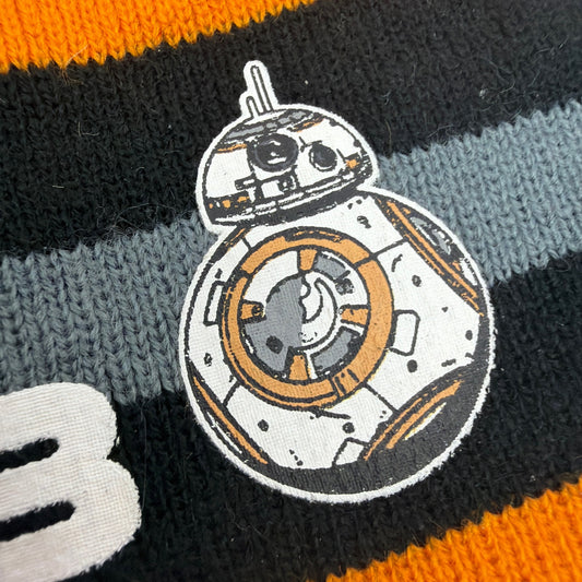 Star Wars BB-8 Adult Knit Beanie Orange Black Gray Target