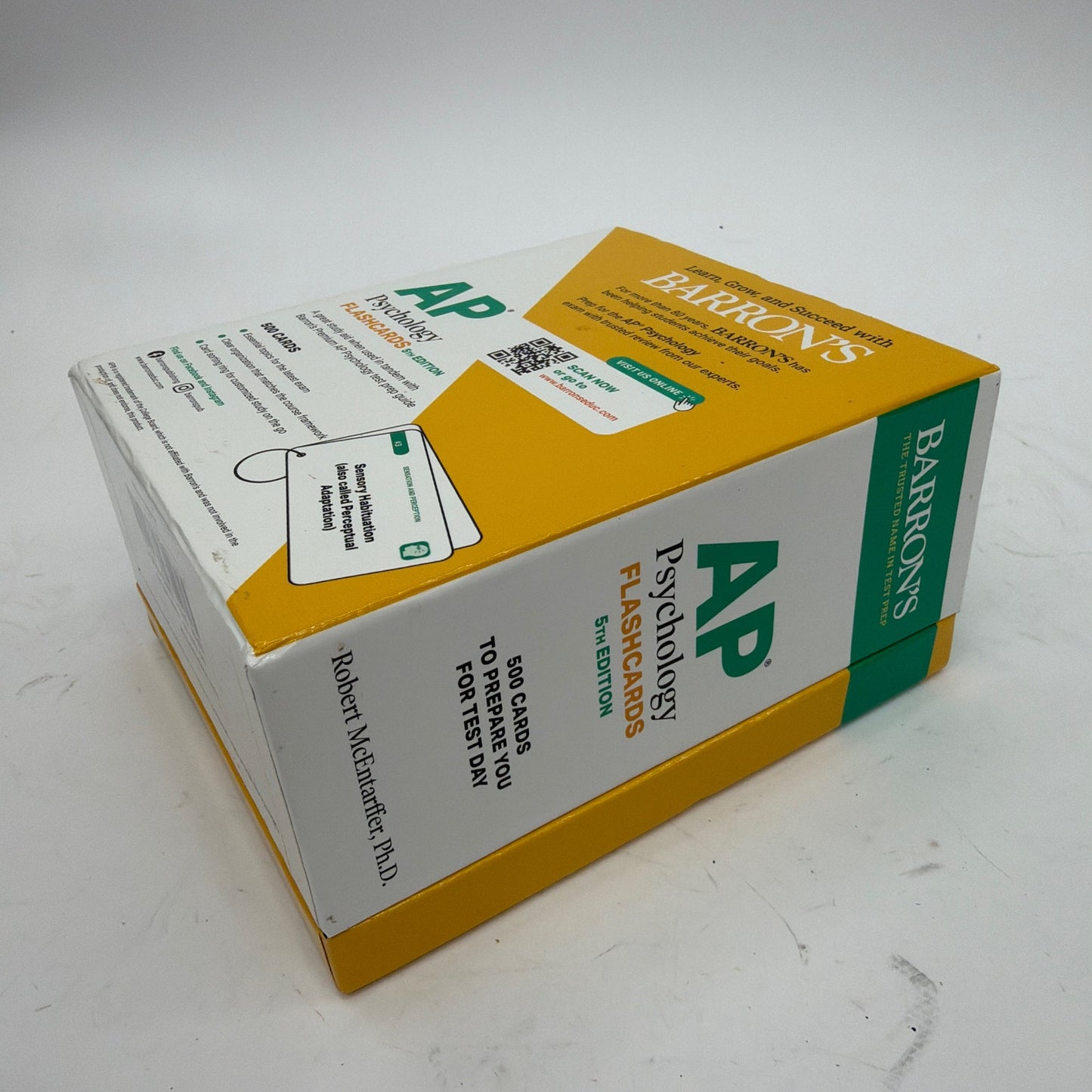 Barron’s AP Psychology Flashcards 5th Edition 500-Card Set with Sorting Ring