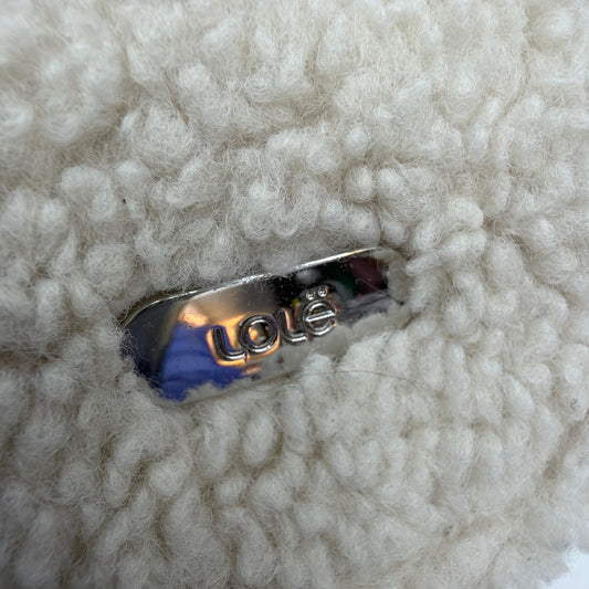 Lole Sherpa Fleece Belt Bag Tan Cream Crossbody Waist Pack