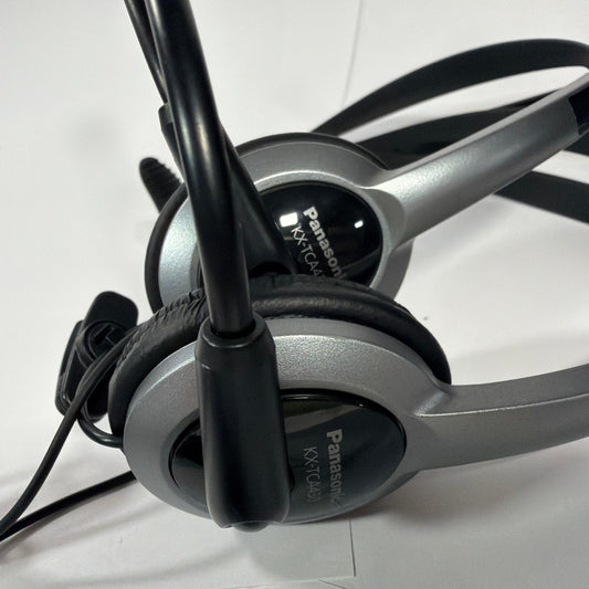 Lot of 2 Panasonic KX-TCA430 2.5mm Wired Headsets Tested