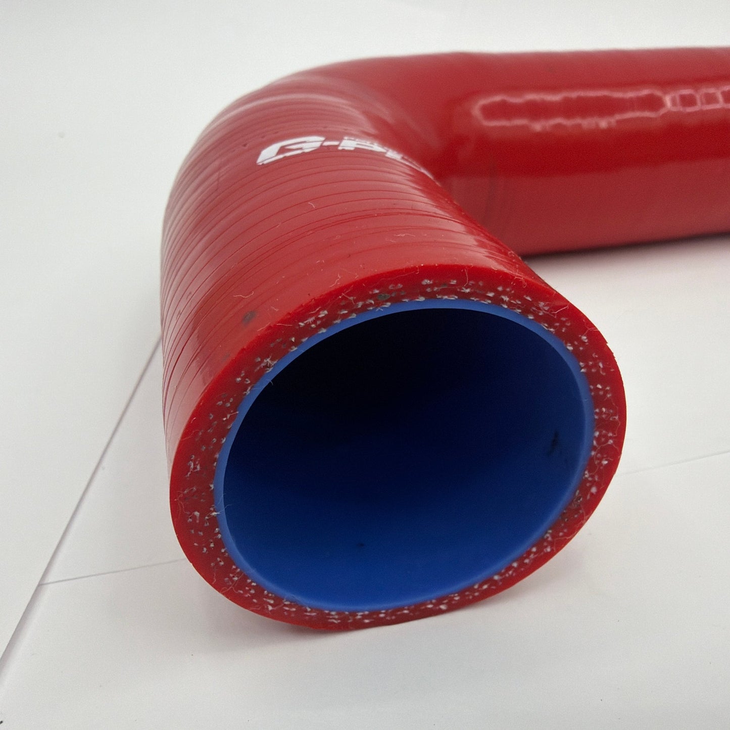 G-Plus Red Silicone 90 Degree Elbow Hose 1.75 In Opening