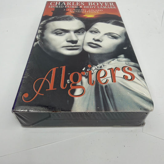 Algiers VHS Sealed Alpha Video Charles Boyer Hedy Lamarr Sigrid Gurie