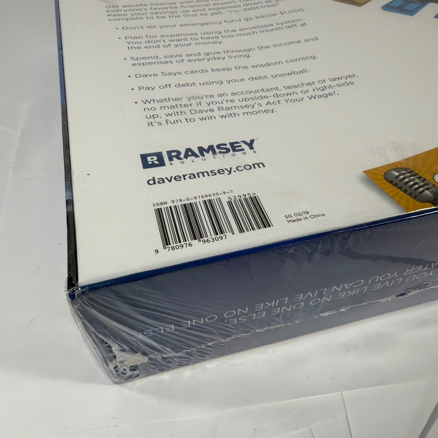 Dave Ramsey's Act Your Wage Board Game Ramsey Solutions Sealed