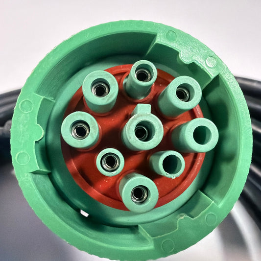 Amphenol Multi-Pin Circular Connector to 16-Pin Rectangular Plug Cable Harness