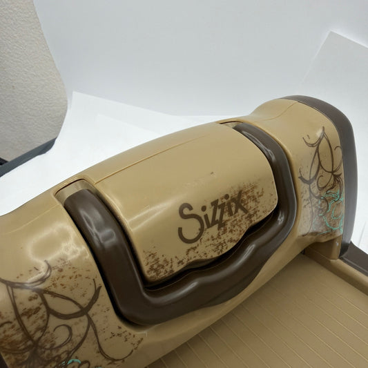 Sizzix BIGkick Model 02 Die Cutting Embossing Machine Brown Tan