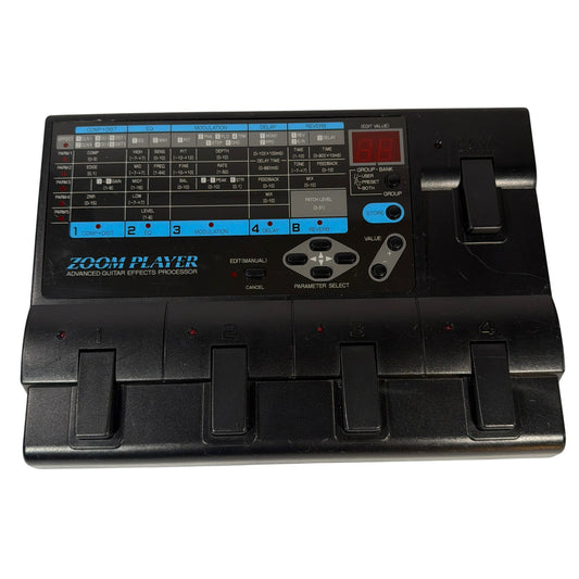 Zoom Player 2020 Advanced Guitar Effects Processor Multi-Effects Floor Unit