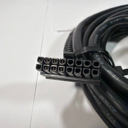 Amphenol Multi-Pin Circular Connector to 16-Pin Rectangular Plug Cable Harness