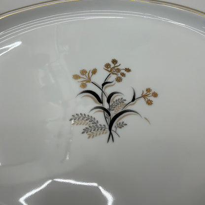 Noritake Winton 5521 White Gold Floral China Dinnerware Set Service for 8