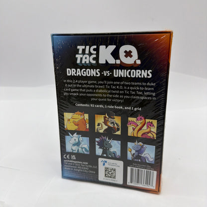 Unstable Games Tic Tac K.O. Dragons vs Unicorns Card Game Sealed