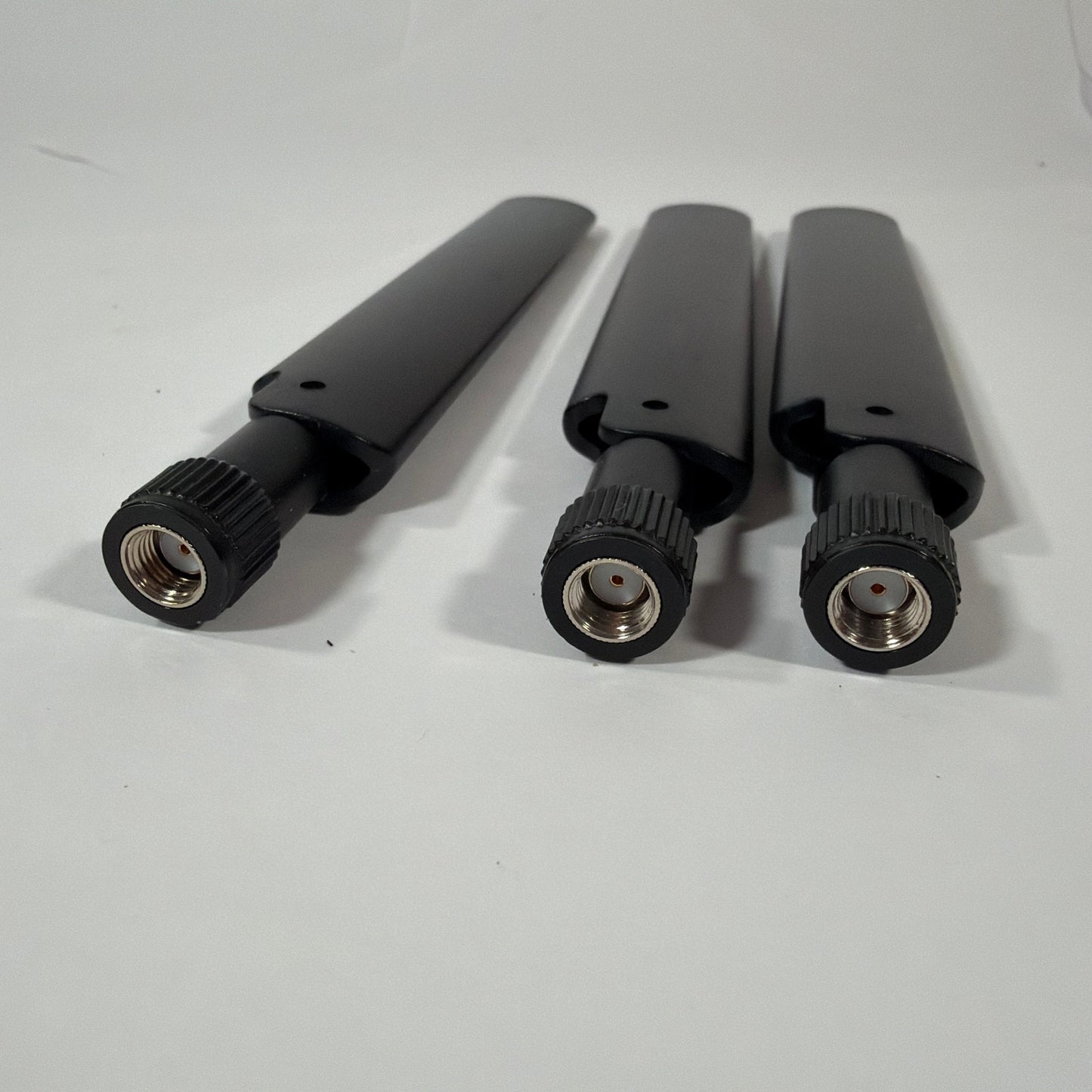 Lot of 3 Black Screw-On Wi-Fi Router Antennas