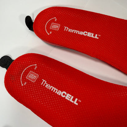 ThermaCELL Heated Insoles THS-02 X-Large Red with Charger Tested Working