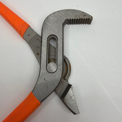 Craftsman 45381 10 Inch USA Forged Adjustable Pliers Orange Handle