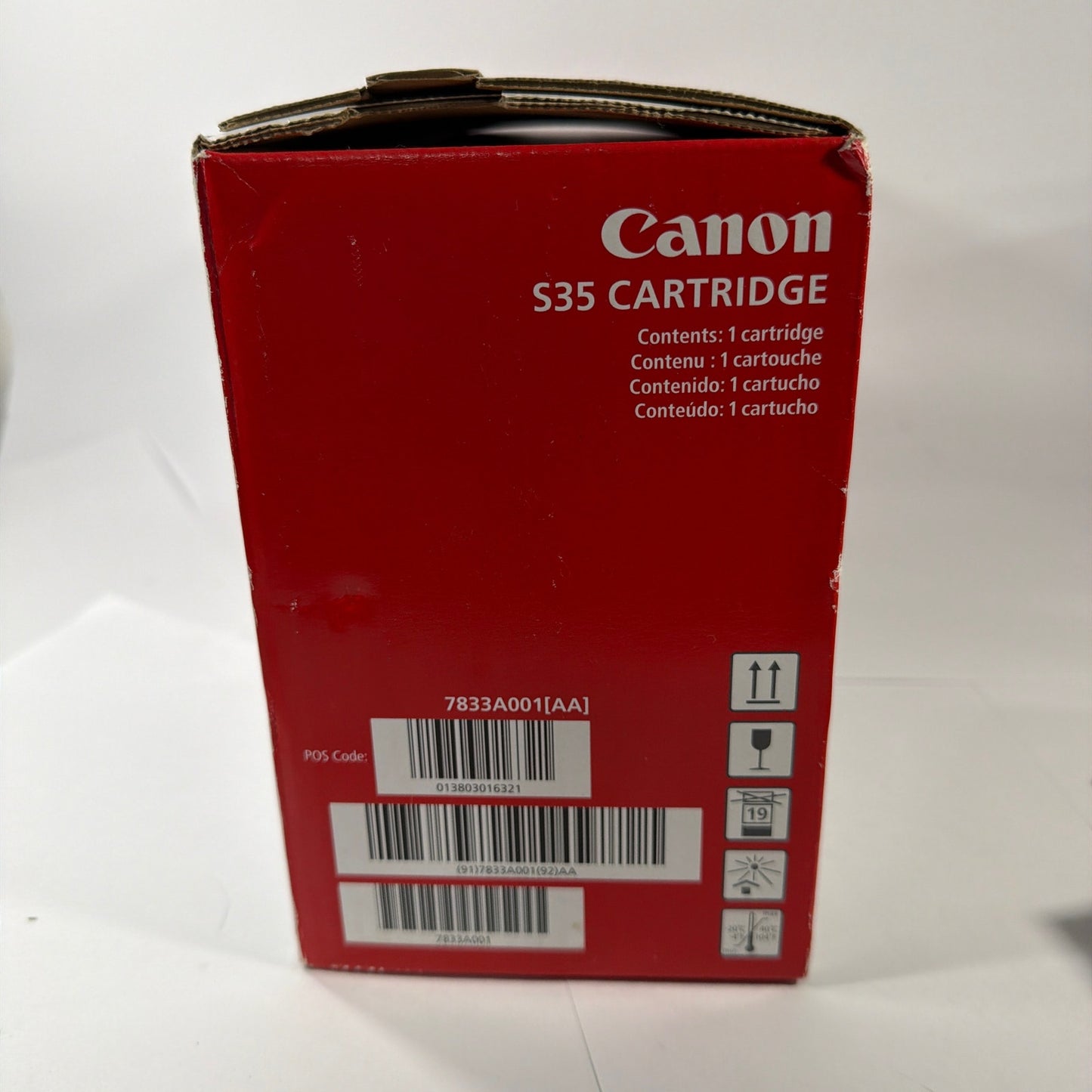 Canon S35 Monochrome Laser Toner Cartridge 7833A001AA for imageCLASS D300 Faxph