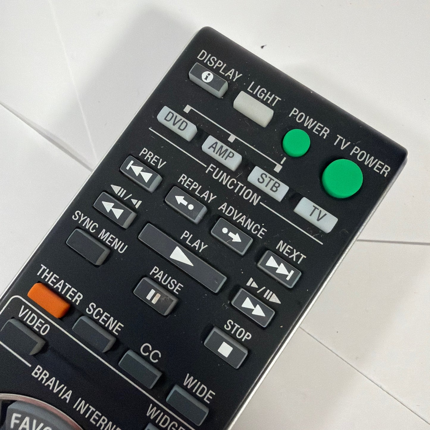 Sony RM-YD029 TV Remote Control Bravia OEM Black Tested Working