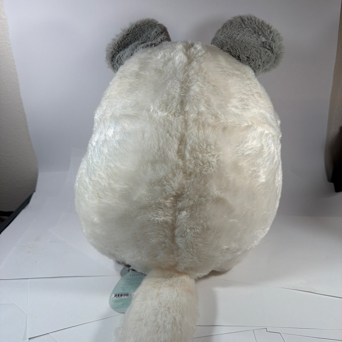 Amuse Maru-Moff Chinchilline Mochimaru White Chinchilla Plush 13.5 in