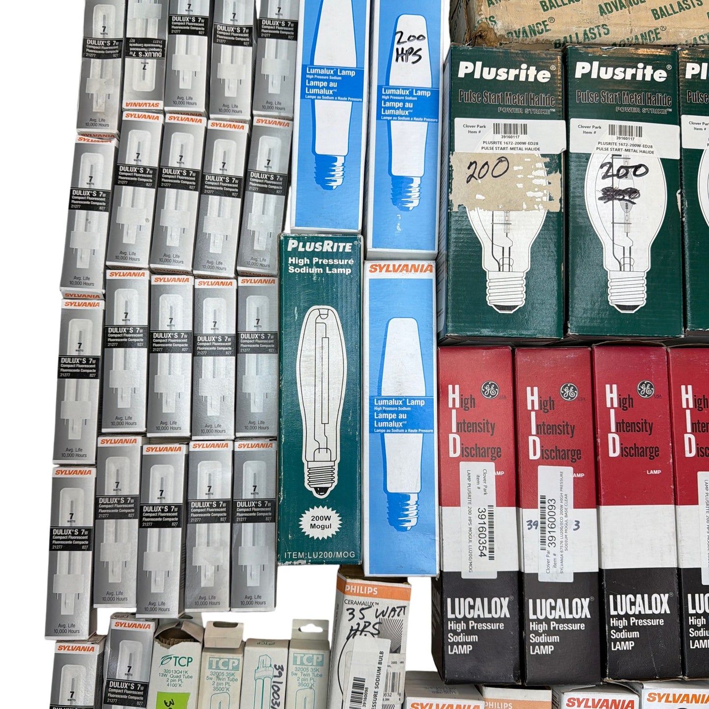 Large Mixed Lot HID / HPS / Metal Halide & Halogen Lamps + Ballasts – School Sur