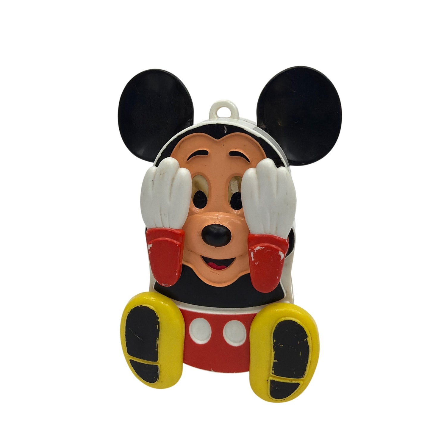 Vintage Illco Disney Mickey Mouse Wind-Up Preschool Toy Tested Working