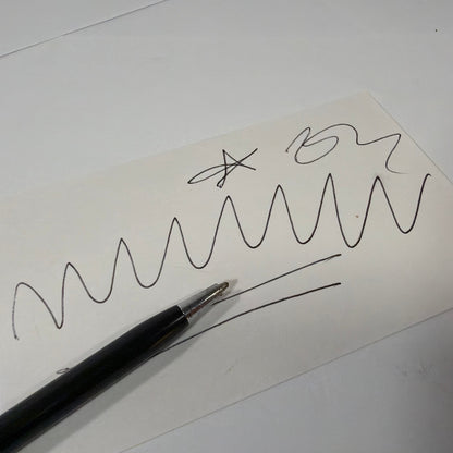 Fairmont.com Black Ballpoint Pen Silver Trim Tested Working