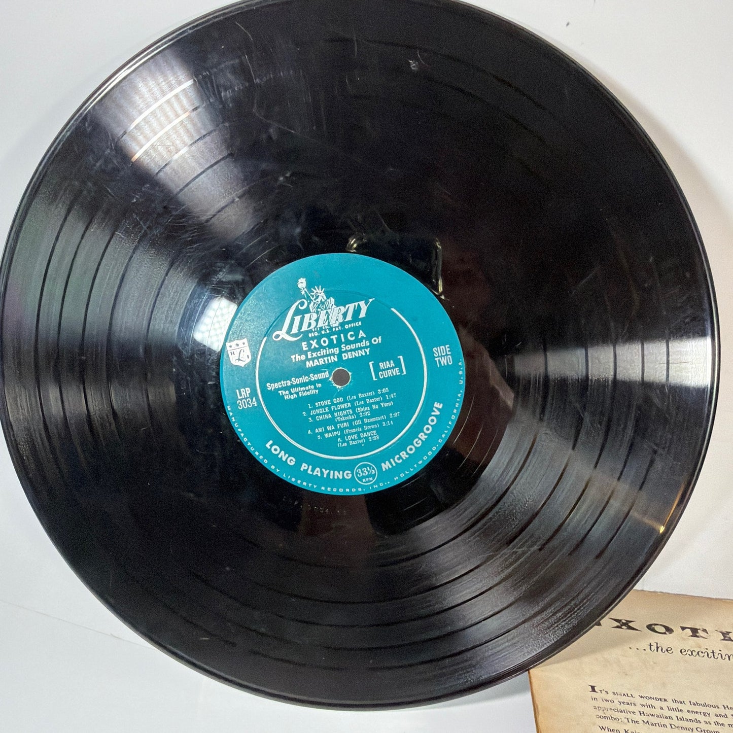 Martin Denny – Exotica LP Liberty Records LRP-3034 Vinyl