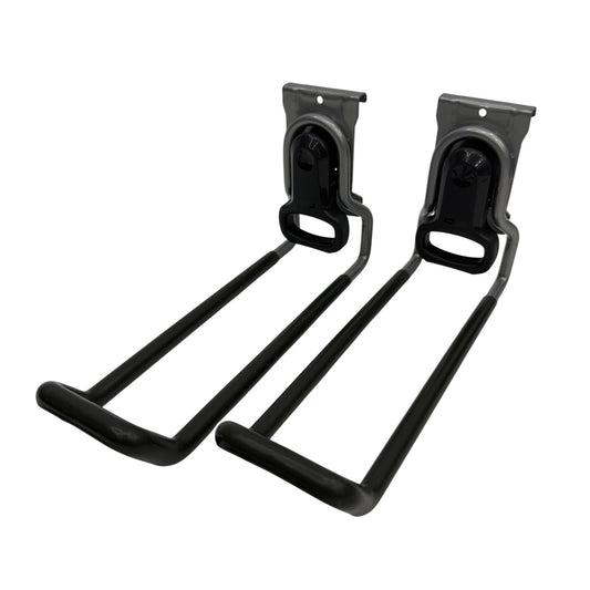 Rubbermaid FastTrack Ladder Hooks Set of 2 Black Gray 9 Inch Garage Storage