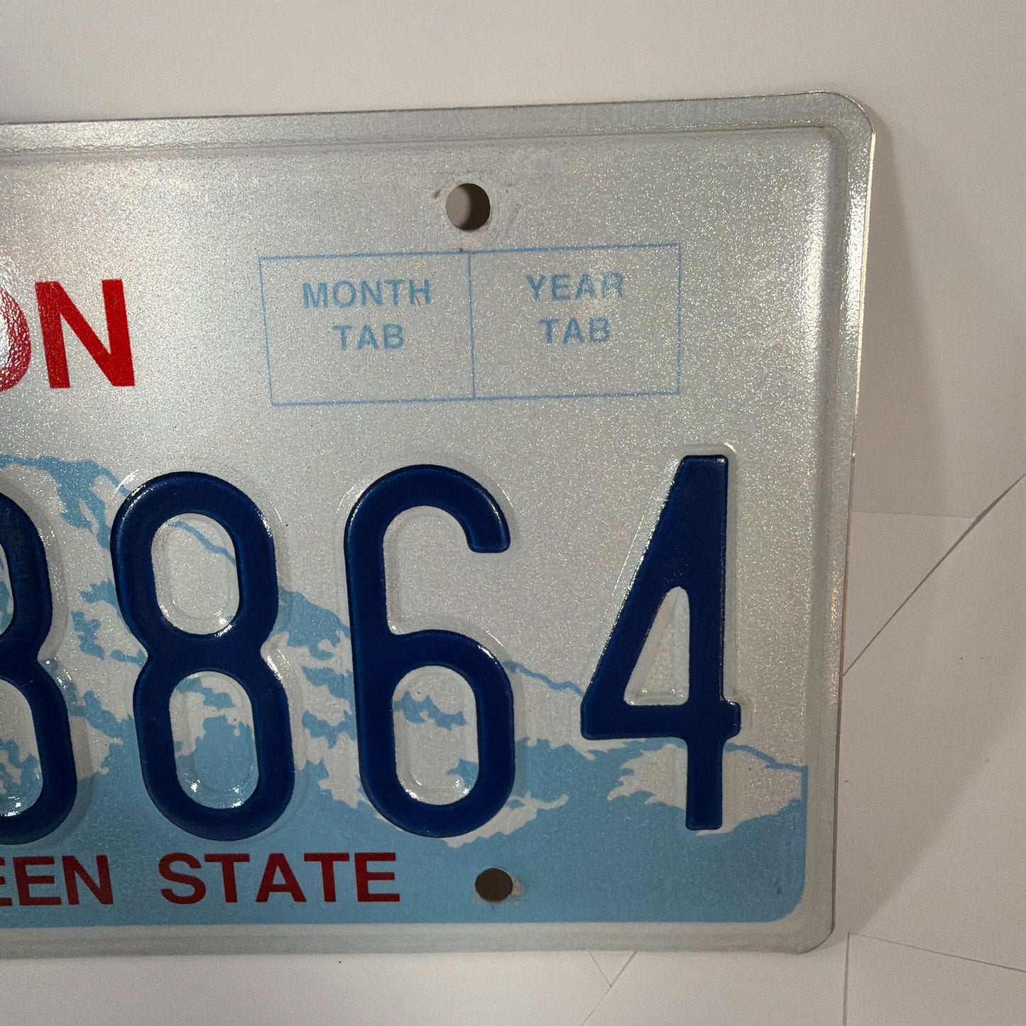 Washington Evergreen State License Plate CDJ8864