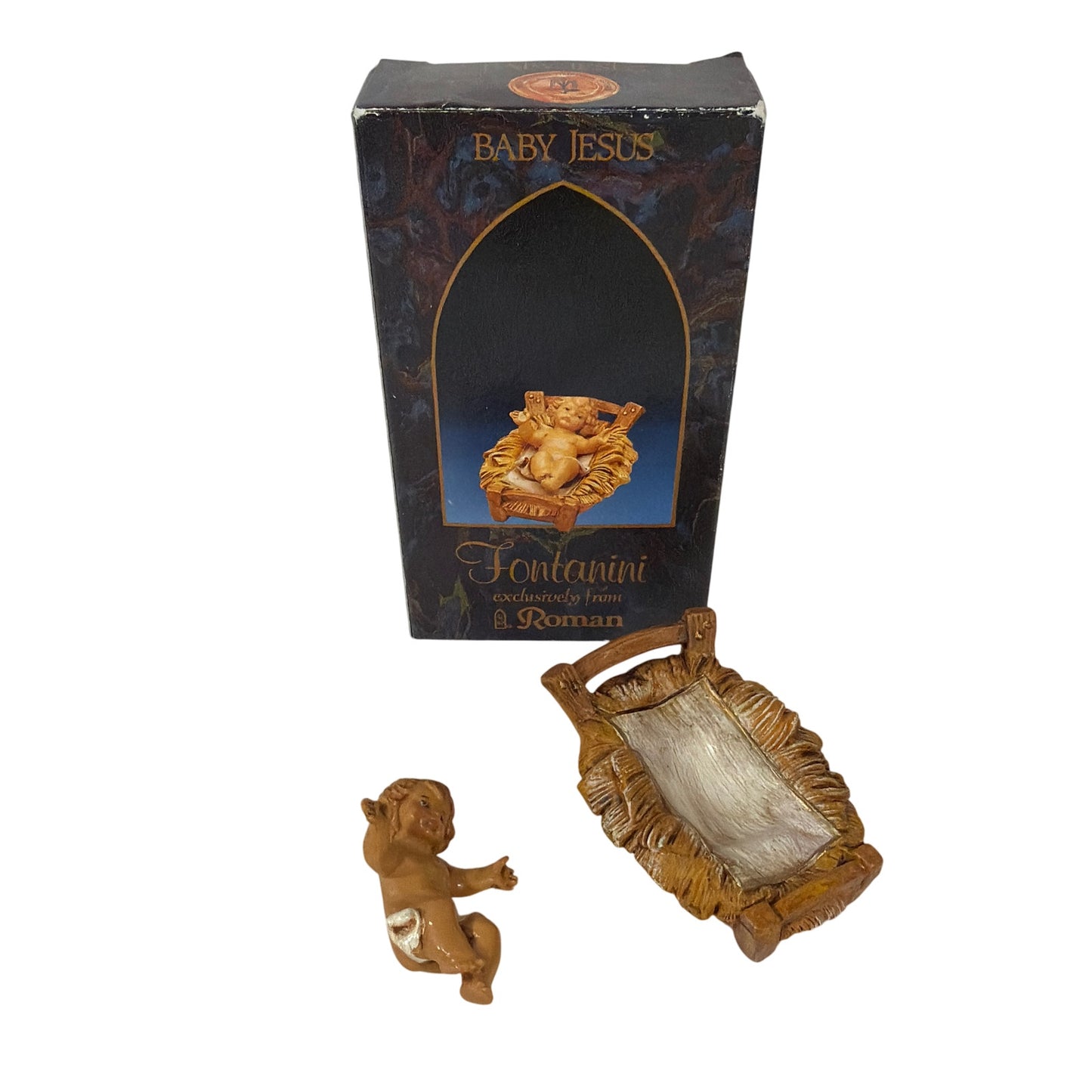 Fontanini Classic Baby Jesus With Manger 5 Inch Collection 72513 With Box