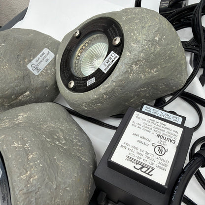 US Stone Garden Light 9G60 Lot with TDC DA-60-12W Power Supply Parts