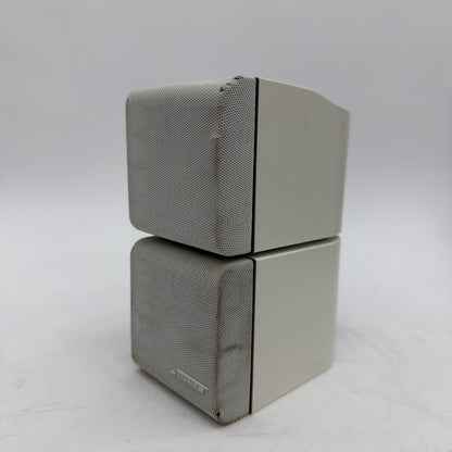 Bose Double Cube Satellite Speaker Single White Tested Working