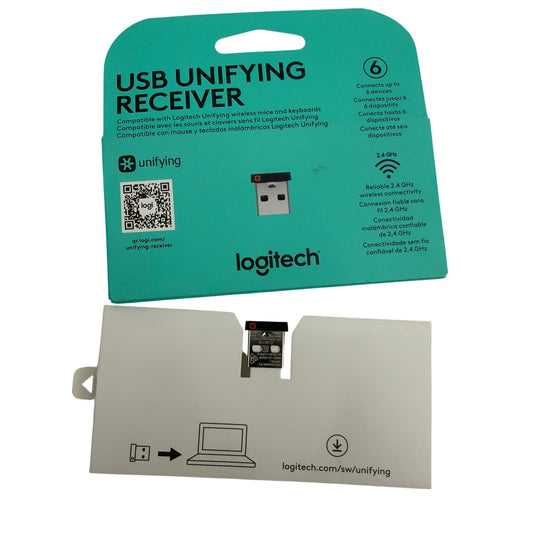 Logitech C-U0012 USB Unifying Receiver 2.4GHz Dongle Slim