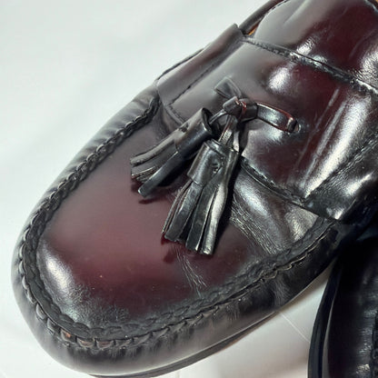 Cole Haan City Tassel Loafers Mens 11 3E Oxblood Leather Style 51150