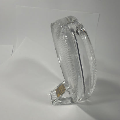Mikasa Japan Clear Crystal Heart Picture Frame 4 Inch