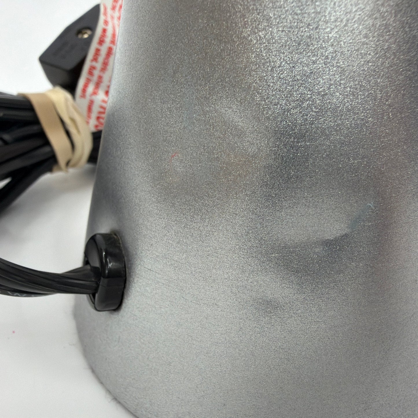 Silver Motion and Glitter Lamp Model 2000 6 Inch Tested Working