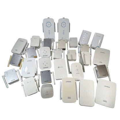 Mixed Lot Wi‑Fi Range Extenders Linksys Netgear TP‑Link Belkin Untested