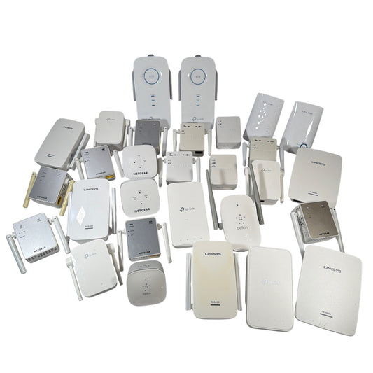 Mixed Lot Wi‑Fi Range Extenders Linksys Netgear TP‑Link Belkin Untested