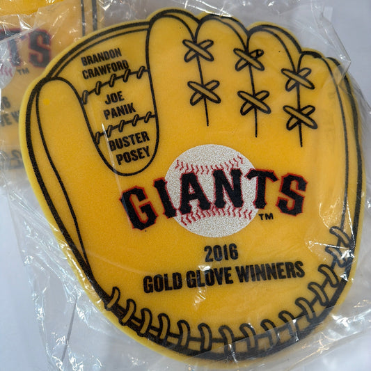Lot of 2 San Francisco Giants 2016 Gold Glove Winners Foam Gloves 12 Inch